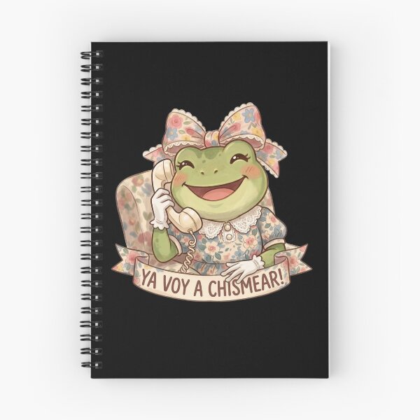 Item preview, Ya Voy A Chismear Cute Frog Phone Gossip  designed and sold by BeaBuzz.