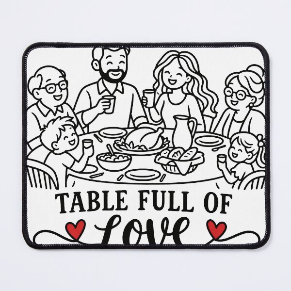 Item preview, Table Full Of Love Minimal Balkan Family designed and sold by OfficialBalkan.