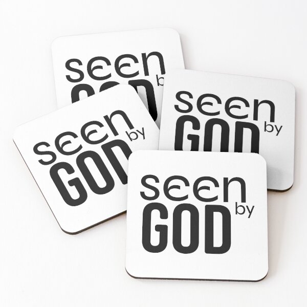 Item preview, Seen By God – Christian Faith Typography T-Shirt Design designed and sold by CrossCrafted.