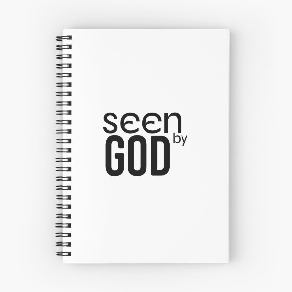 Item preview, Seen By God – Christian Faith Typography T-Shirt Design designed and sold by CrossCrafted.