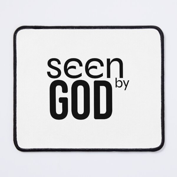 Item preview, Seen By God – Christian Faith Typography T-Shirt Design designed and sold by CrossCrafted.