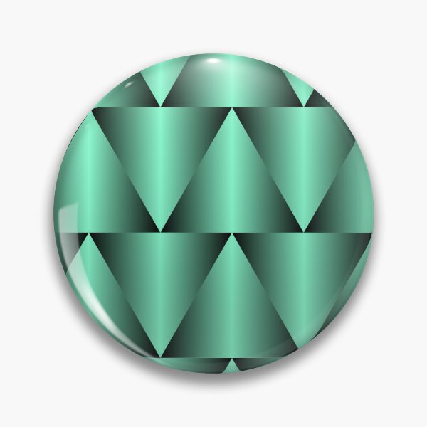Item preview, Geometric Turquoise Green Triangle Pattern designed and sold by István Beresnyák.