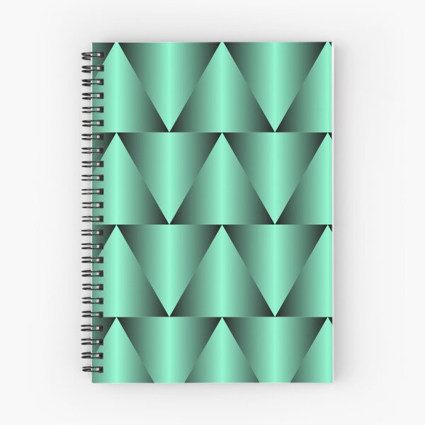 Item preview, Geometric Turquoise Green Triangle Pattern designed and sold by István Beresnyák.