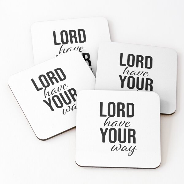 Item preview, Lord Have Your Way – Christian Faith Typography T-Shirt Design designed and sold by CrossCrafted.