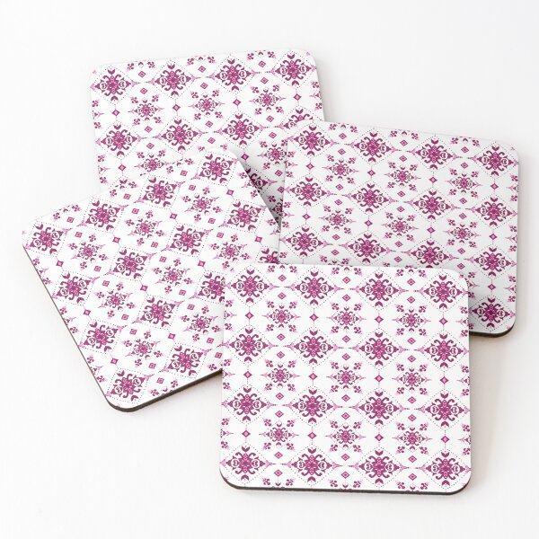 Item preview, Purple and Pink Ornamental Floral Pattern designed and sold by pichit.