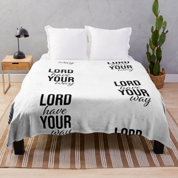Item preview, Lord Have Your Way – Christian Faith Typography T-Shirt Design designed and sold by CrossCrafted.
