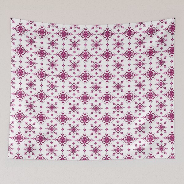 Item preview, Purple and Pink Ornamental Floral Pattern designed and sold by pichit.