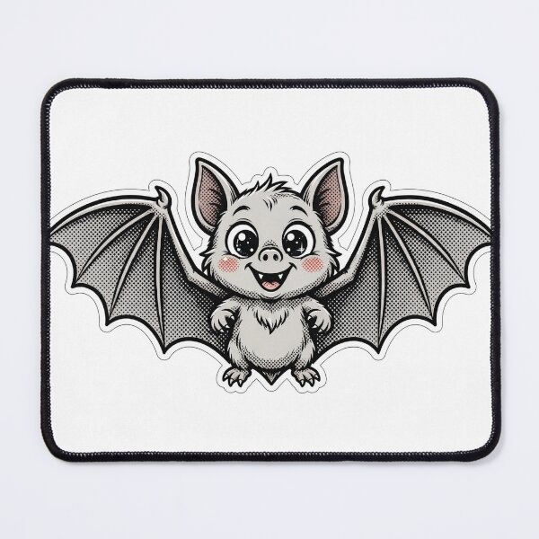 Item preview, Bat Buddy Bold Comic Inks Sticker - Halloween designed and sold by Lesley D.