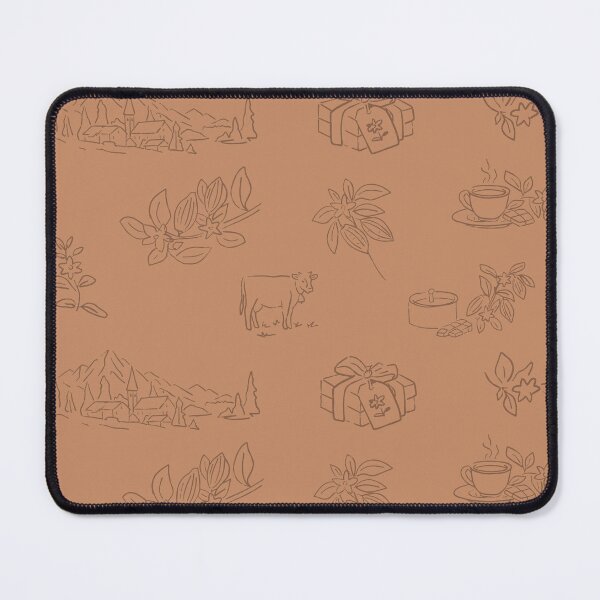Item preview, Swiss Alpine Chocolate Toile Caramel Latte A6 designed and sold by MaddaMom.