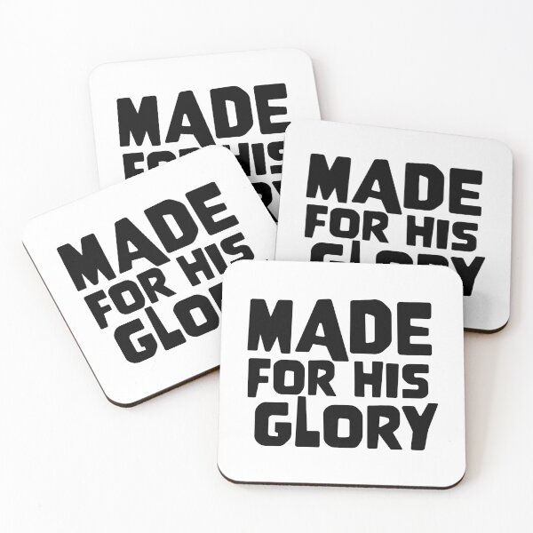 Item preview, Made For His Glory – Christian Faith Typography T-Shirt Design designed and sold by CrossCrafted.