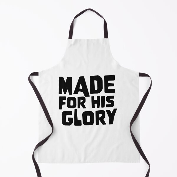 Item preview, Made For His Glory – Christian Faith Typography T-Shirt Design designed and sold by CrossCrafted.