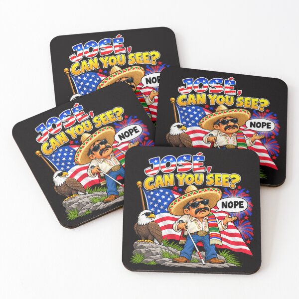 Item preview, José, Can You See? Funny Patriotic Cartoon designed and sold by takeitliterally.com.