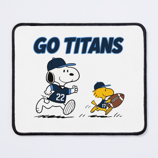Item preview, Snoopy & Woodstock Tennessee Titans Football Retro F641 designed and sold by GLUVY-THEME.