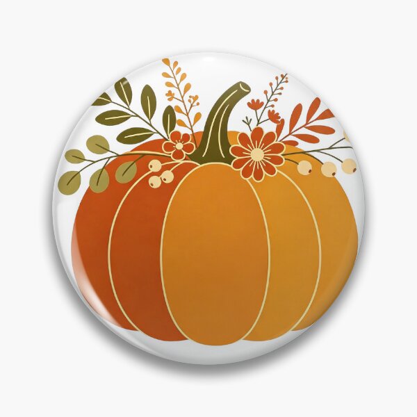 Item preview, Boho Autumn Pumpkin & Floral Pattern Graphic | Ur Moments Studio designed and sold by urmoments.
