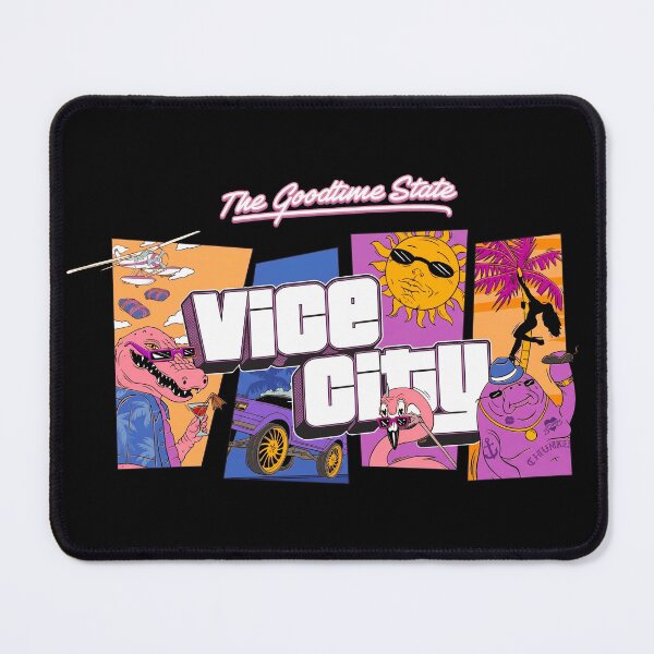 Item preview, The Goodtime State Retro Poster designed and sold by Fictional Ink Society.