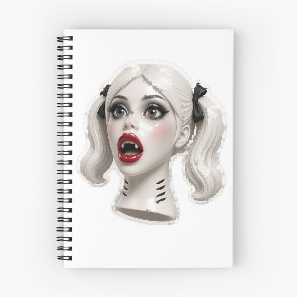Item preview, Dungeon Crawler Carl Gothic Vampire Fangs Gilled Woman LitRPG Fan Design designed and sold by BrashBear.