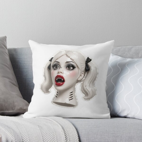Item preview, Dungeon Crawler Carl Gothic Vampire Fangs Gilled Woman LitRPG Fan Design designed and sold by BrashBear.