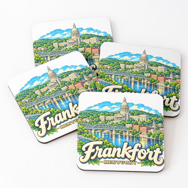 Item preview, Hand Drawn Frankfort Kentucky Travel Souvenir Landmark Gift designed and sold by MichaeIRellov.