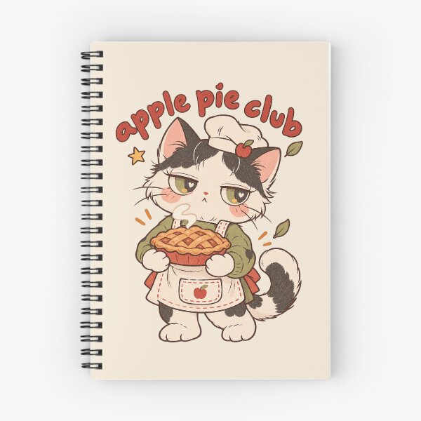 Item preview, Apple Pie Cat Cozy Fall Illustration designed and sold by thatsmaddierose.