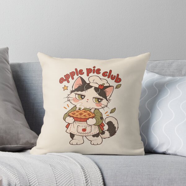 Item preview, Apple Pie Cat Cozy Fall Illustration designed and sold by thatsmaddierose.