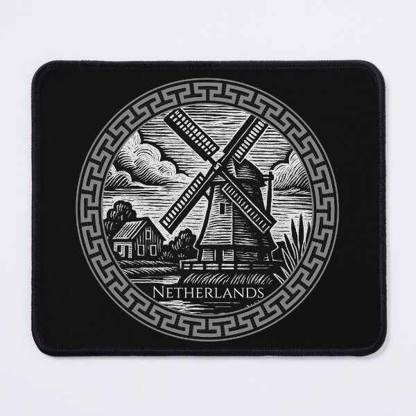 Item preview, Netherlands Vintage Woodcut Art designed and sold by Thistle-TShop.