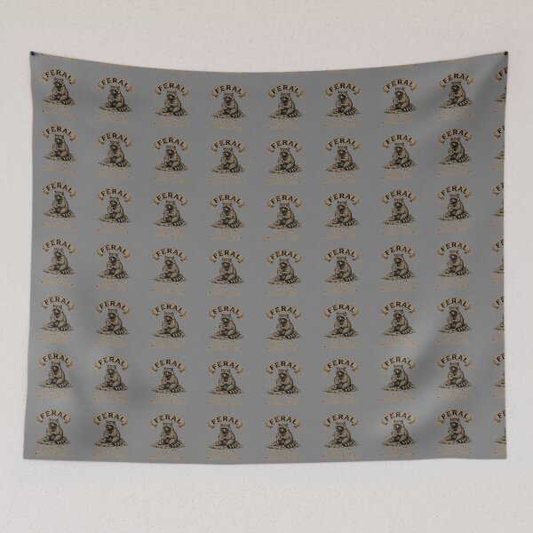 Item preview, Feral Like My Blood Sugar Diabetes Awareness Diabetic Raccoon Humor designed and sold by SofiBlair.