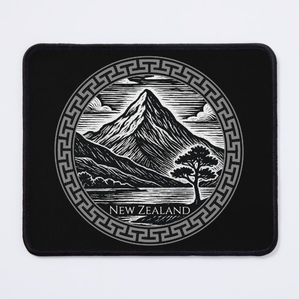 Item preview, New Zealand Vintage Woodcut Art designed and sold by Thistle-TShop.