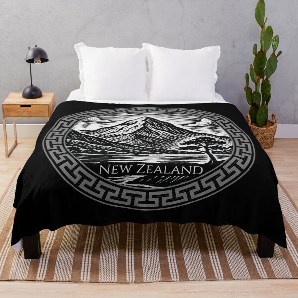 Item preview, New Zealand Vintage Woodcut Art designed and sold by Thistle-TShop.