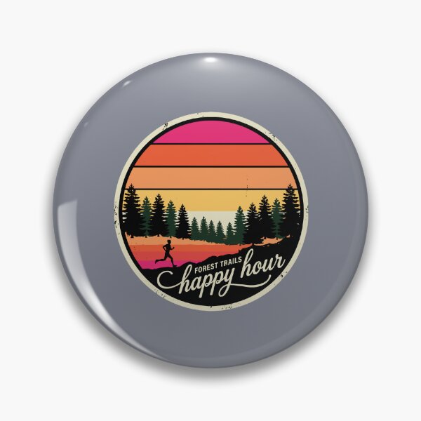 Item preview, Forest Trails Happy Hour Trail Runner Outdoor Enthusiast designed and sold by SofiBlair.