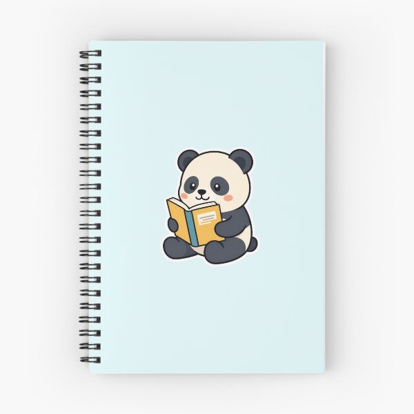 Item preview, Cute Panda Reading Book Sticker designed and sold by PrimeRootsArt.