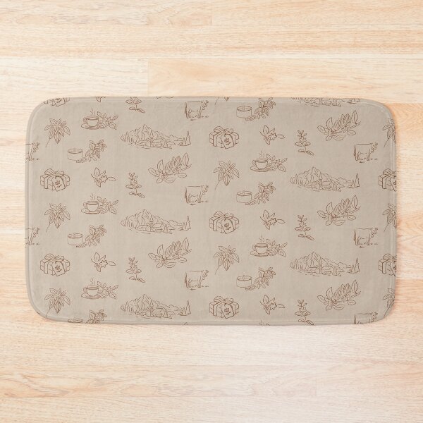 Item preview, Swiss Alpine Chocolate Toile Oatmeal Cream A4 designed and sold by MaddaMom.