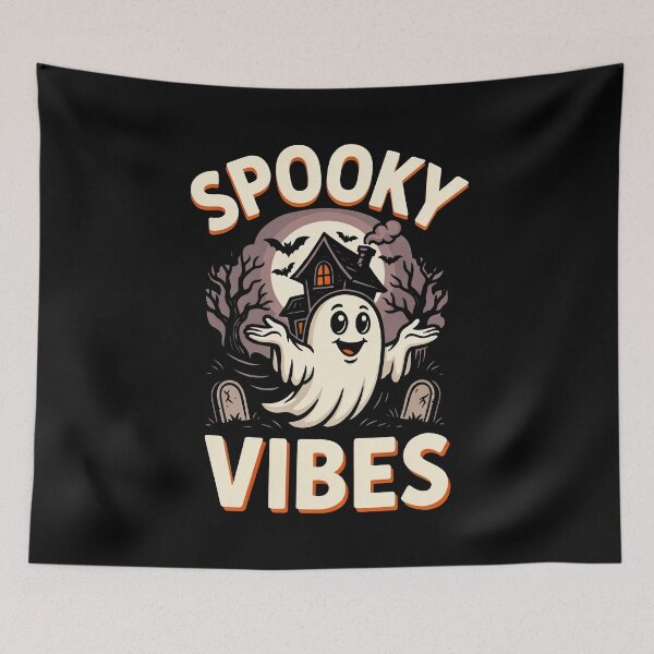 Item preview, Spooky Vibes Funny Halloween Halloween Costume designed and sold by Say It With Ink.