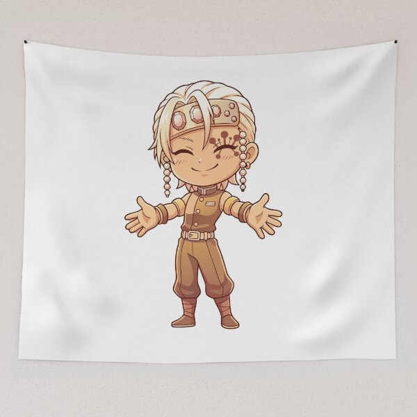 Item preview, Tengen Uzui Cute Chibi Anime Ninja designed and sold by Rupesh-Art26.