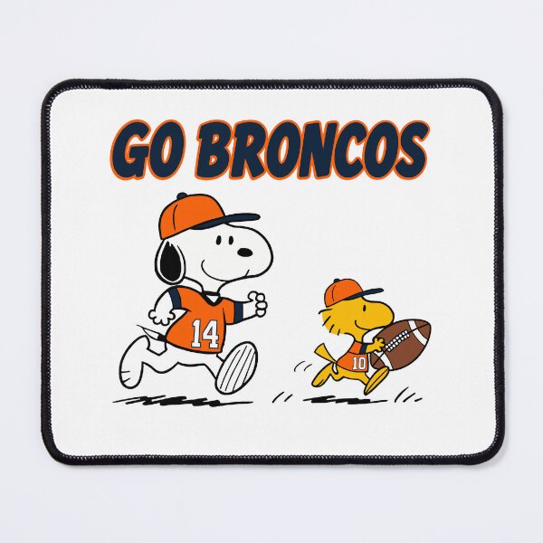 Item preview, Snoopy & Woodstock Denver Broncos Football Retro F643 designed and sold by GLUVY-THEME.