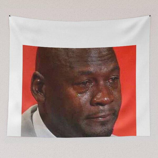 Item preview, Michael Jordan crying meme designed and sold by RedVelvetUtd.