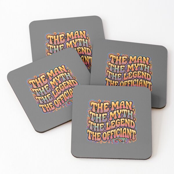 Item preview, The Man The Myth The Legend The Officiant Wedding Ceremony Minister designed and sold by SofiBlair.