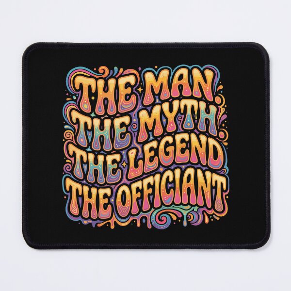 Item preview, The Man The Myth The Legend The Officiant Wedding Ceremony Minister designed and sold by SofiBlair.