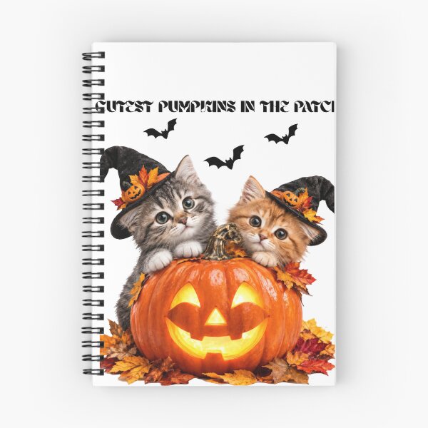 Item preview, Cute Witch Cats Glowing Halloween Pumpkin Patch designed and sold by Azmatdesigner.