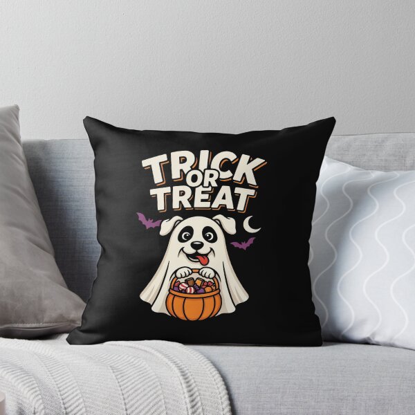 Item preview, Trick Or Treat Ghost Dog Funny Halloween Gift designed and sold by Say It With Ink.