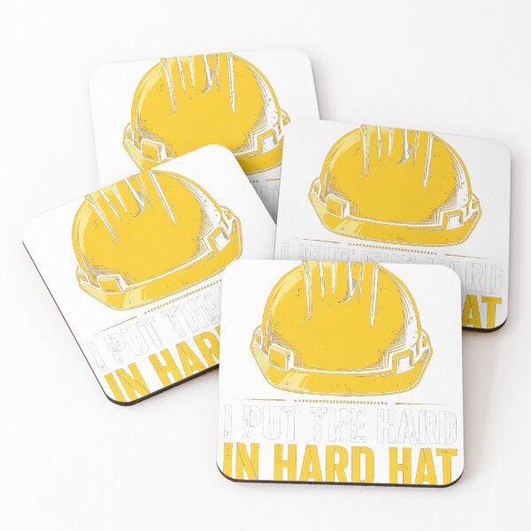Item preview, I Put the Hard in Hard Hat — Funny Construction Shirt designed and sold by knoxhustle.