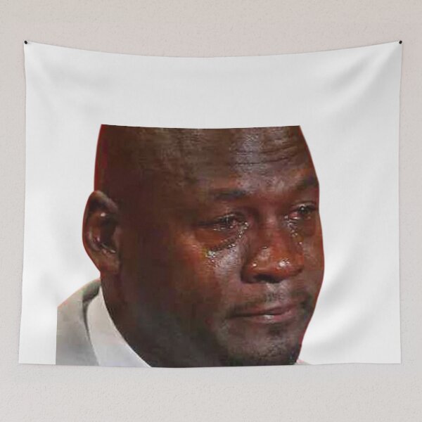 Item preview, Michael Jordan crying meme designed and sold by RedVelvetUtd.