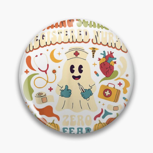 Item preview, Nothing Scares A Registered Nurse Halloween Spooky RN Squad T-Shirt designed and sold by Fr0y000.