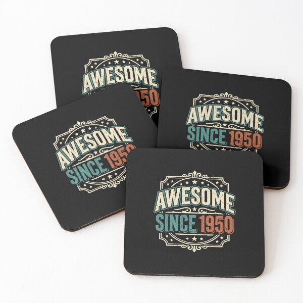 Item preview, Awesome Since 1950 Vintage Birthday Men Women designed and sold by PopStars1993.