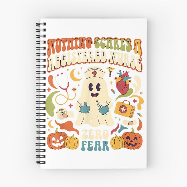 Item preview, Nothing Scares A Registered Nurse Halloween Spooky RN Squad T-Shirt designed and sold by Fr0y000.