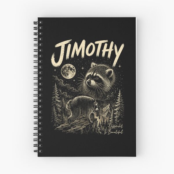Item preview, Jimothy Raccoon Different Is Beautiful Personalized Name Wildlife designed and sold by ZadehsiGG.