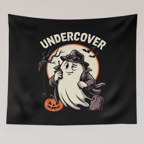 Item preview, Undercover Funny Halloween Ghost Halloween Costume designed and sold by Say It With Ink.