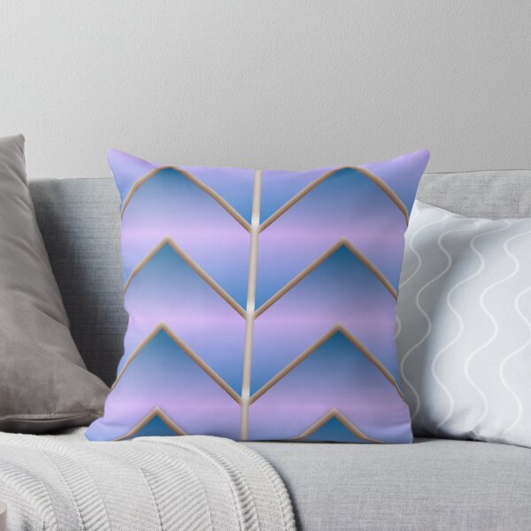 Item preview, Blue Purple Gradient Chevron Pattern designed and sold by István Beresnyák.