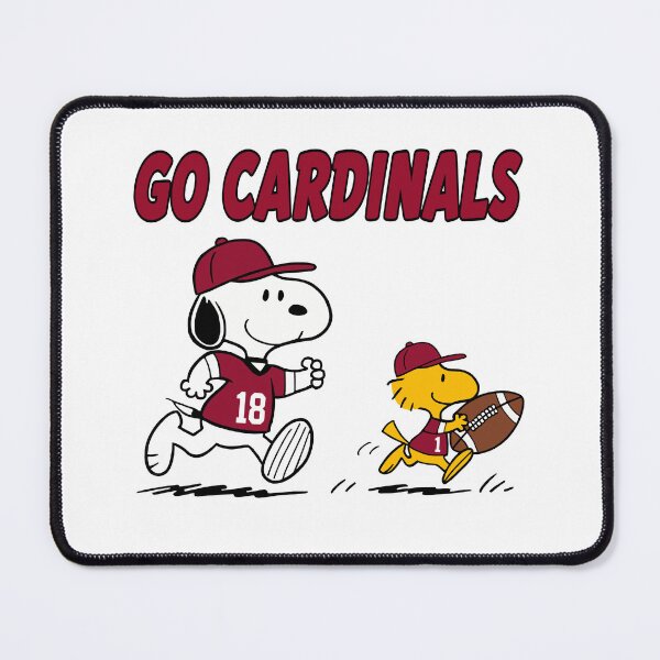 Item preview, Snoopy & Woodstock Arizona Cardinals Football Retro F645 designed and sold by GLUVY-THEME.