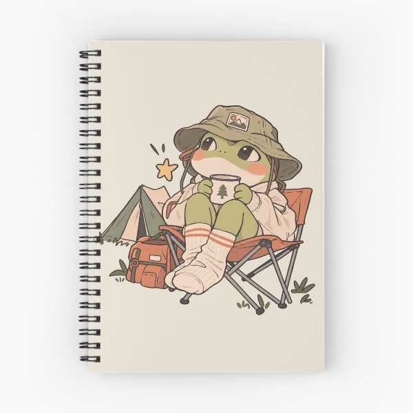 Item preview, Camping Frog Cute Outdoor Adventure designed and sold by thatsmaddierose.