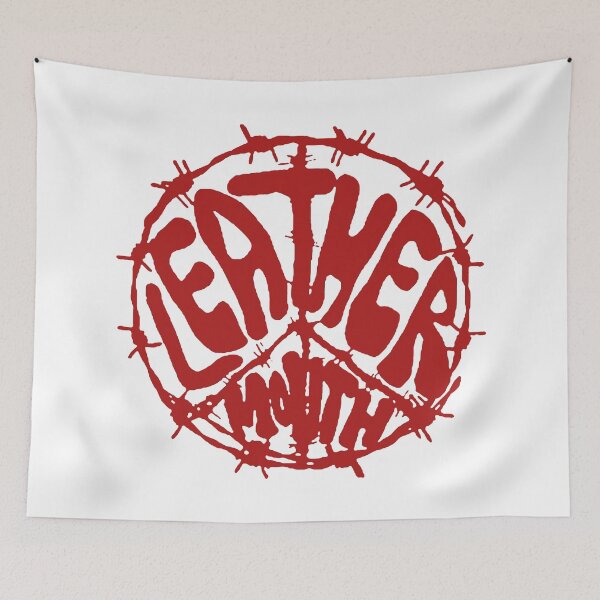 Item preview, Red Silhouette Frame Screamo Band designed and sold by GloomRooms.